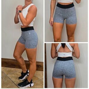 NWOT Free People FP Movement Prajna Shorts |  XS/S Gray Black Yoga Activewear 🩶